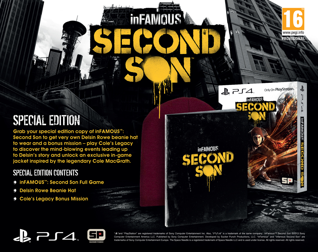 infamous second son special edition