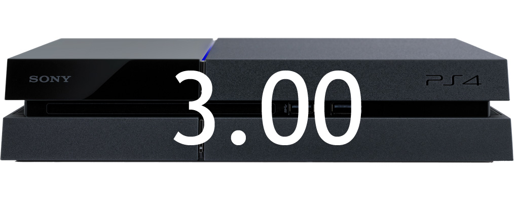 PS4 firmware 3.00