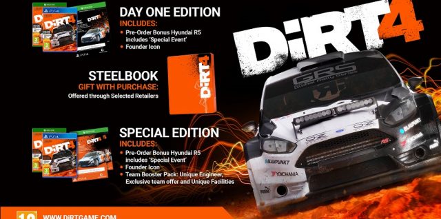 Dirt 4 Steelbook Edition