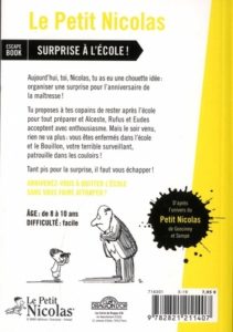 Le Petit Nicolas - Surprise à l'école ! - Escape Book
