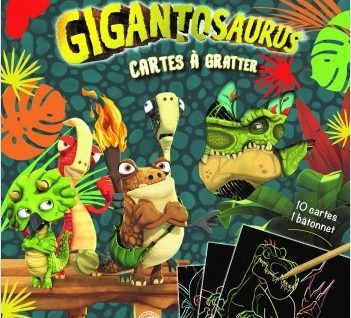 Gigantausaurus - Cartes à gratter