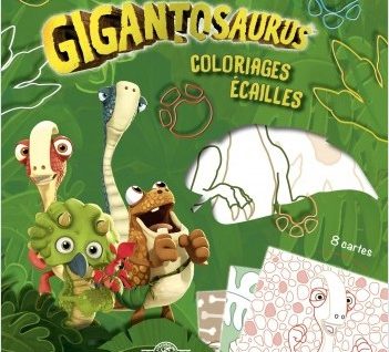 Gigantosaurus - Coloriages écailles