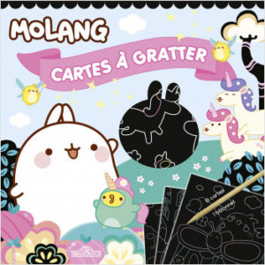 Molang - Cartes à gratter licornes
