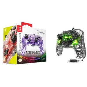 manette Nintendo Switch PDP Afterglow Deluxe filaire + Audio