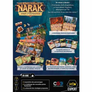 Les Ruines Perdues de Narak - Chefs d'expédition