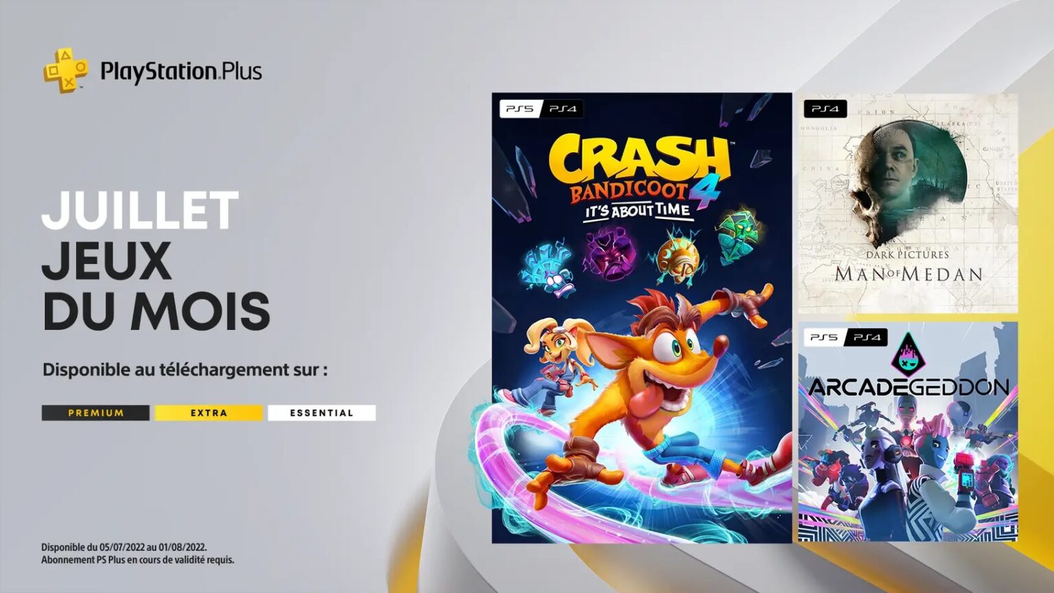 PlayStation Plus les jeux gratuits du mois de juillet 2022 GeekTest