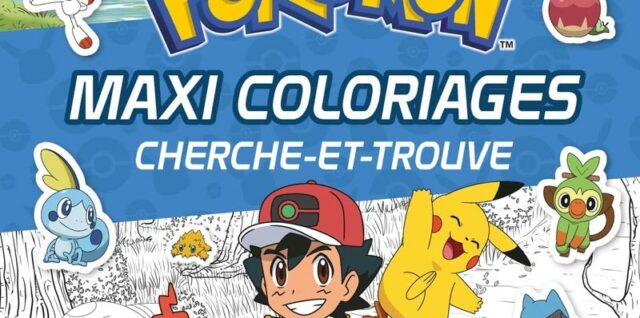 Pokémon – Maxi coloriages cherche-et-trouve