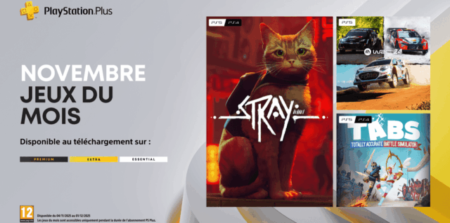 PlayStation Plus novembre 2025