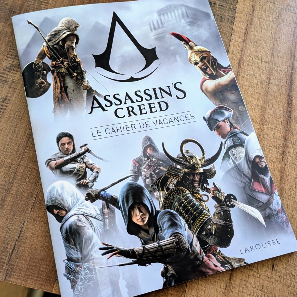 Cahier de Vacances Assassin's Creed - GeekTest.fr