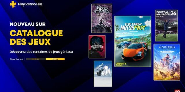 PlayStation Plus Extra Premium avril 2026 - GeekTest.fr