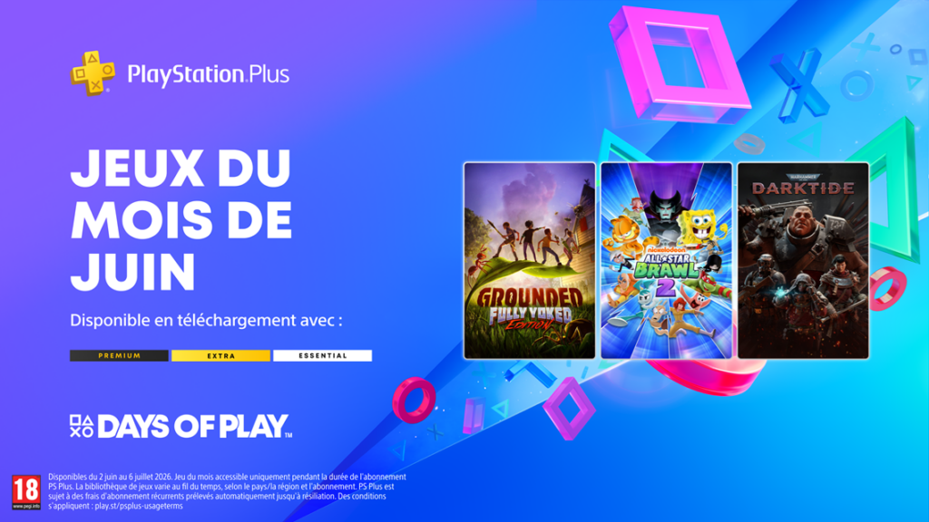GeekTest.fr - PlayStation Plus juin 2026